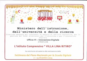 ATTESTATO INNOVAZIONE DIGITALE